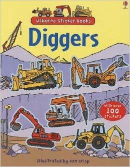 First Sticker Book Diggers - Usborne-Books-Simply Blessed Children's Boutique