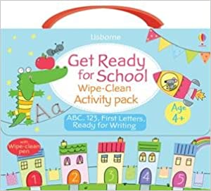 Get Ready for School Wipe-Clean Activity Pack Book-Books-Simply Blessed Children's Boutique