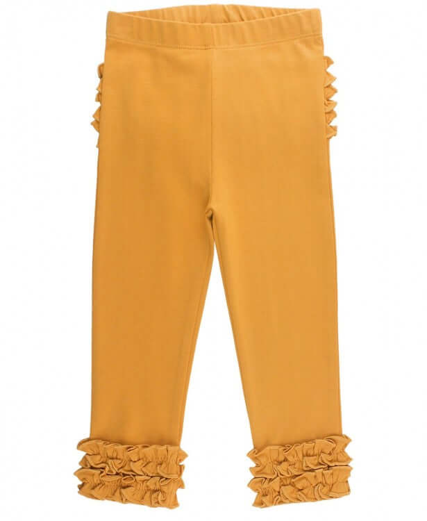 Honey Ruffle Leggings – Simply Blessed Children's Boutique