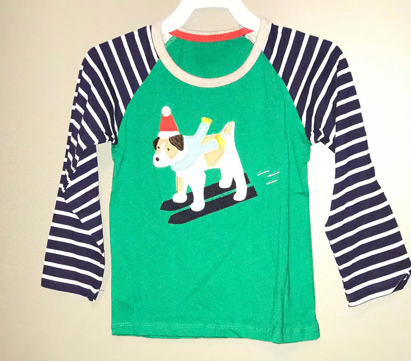 Boys Christmas Dog Shirt-Boys-Simply Blessed Children's Boutique