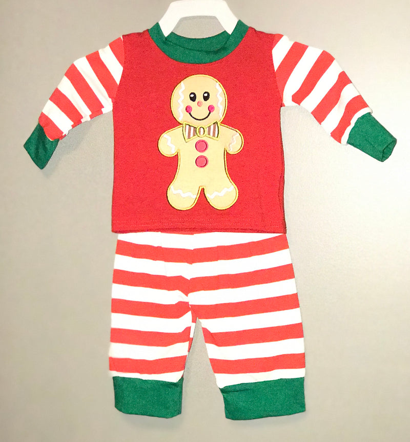 Gingerbread Boy PJ Set-Boys-Simply Blessed Children's Boutique