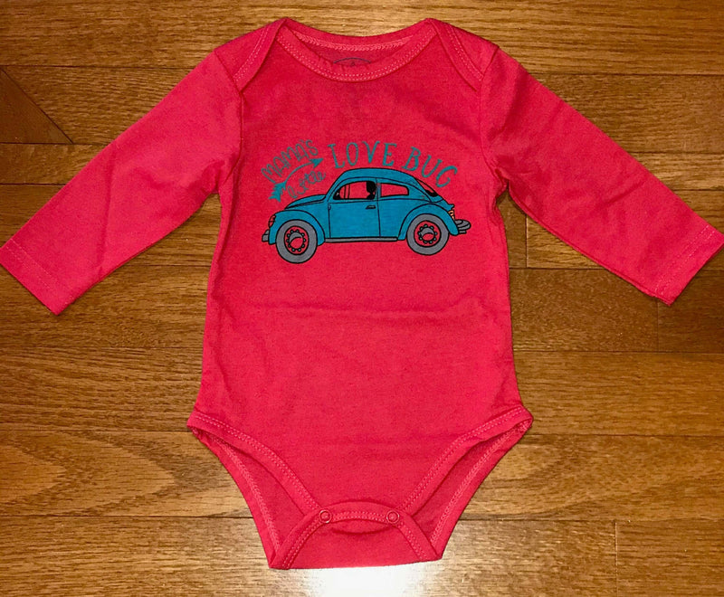 Mama's Little Love Bug Infant Onesie-Girls-Simply Blessed Children's Boutique