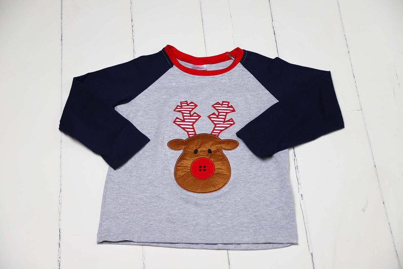 Reindeer Shirt-Boys-Simply Blessed Children's Boutique