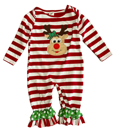 Redindeer Striped Romper