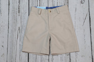 J Bailey Boys Khaki Twill Shorts-Boys-Simply Blessed Children's Boutique