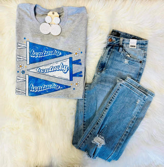 Kentucky Pennants Ladies T-Shirt-Misc.-Simply Blessed Children's Boutique
