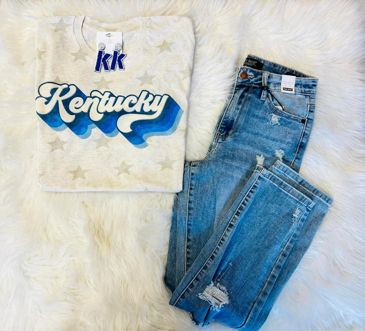 Kentucky Cream Stars Ladies T-Shirt
