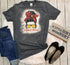 Ladies Softball Mama Distressed Shirt