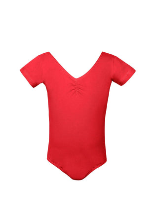 Joy by T.O. Girls Red Leotard/Bodysuit-Misc.-Simply Blessed Children's Boutique