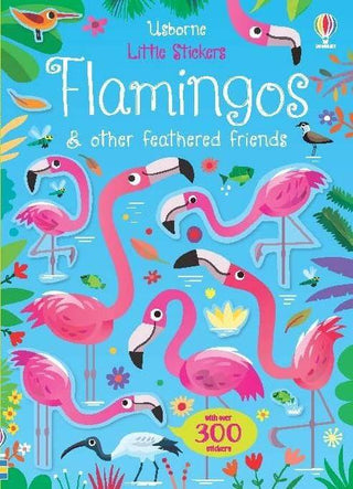 Usborne Little Stickers Flamingos Book-Books-Simply Blessed Children's Boutique