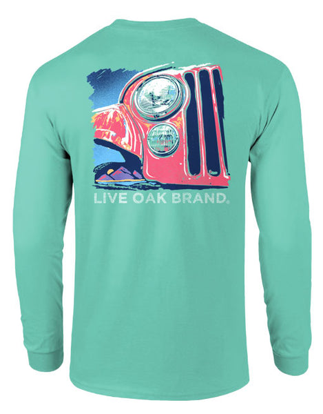 Live Oak Jeep Grill Shirt Long Sleeve
