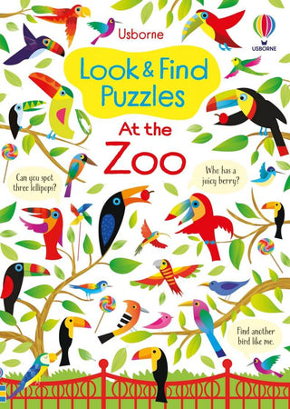 Usborne Look and Find Puzzle Book - At the Zoo-Books-Simply Blessed Children's Boutique