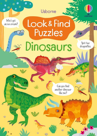 Usborne Look and Find Puzzle Book - Dinosaurs-Books-Simply Blessed Children's Boutique