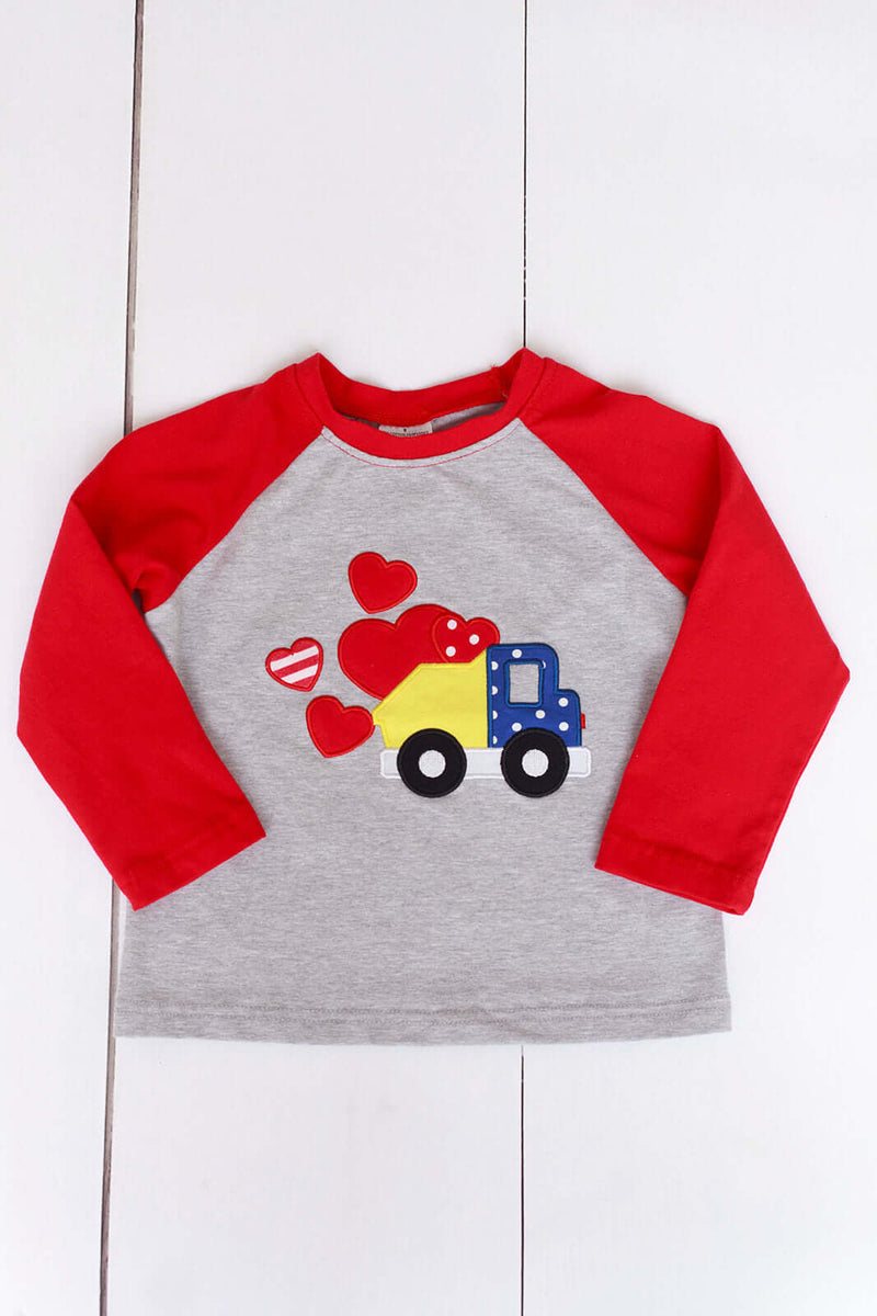 Truck of Hearts Shirt-Boys-Simply Blessed Children's Boutique
