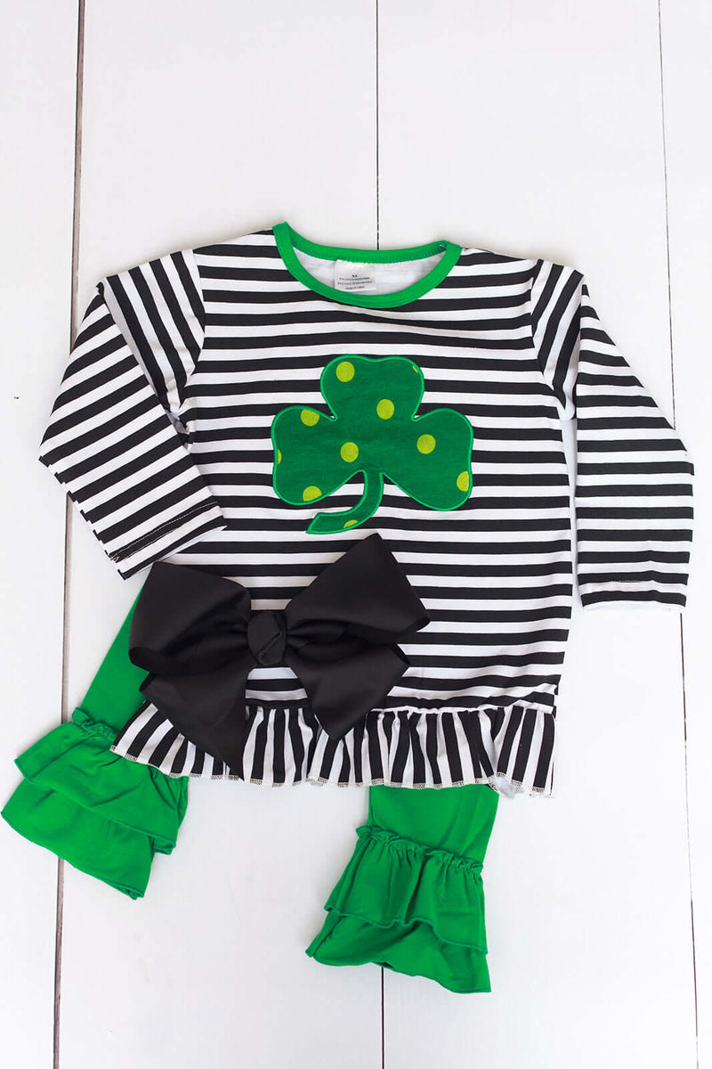 Shamrock Outfit-Girls-Simply Blessed Children's Boutique