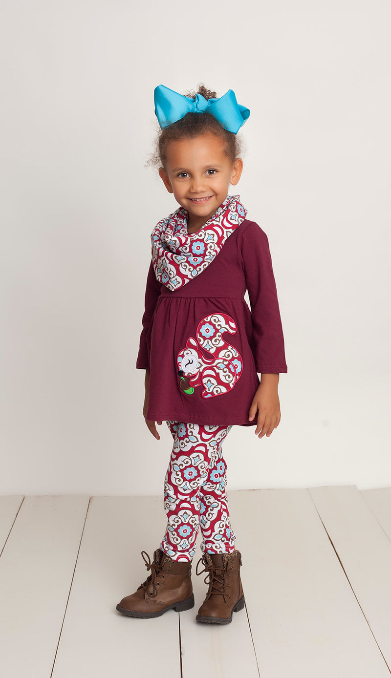 Squirrel Outfit-Girls-Simply Blessed Children's Boutique