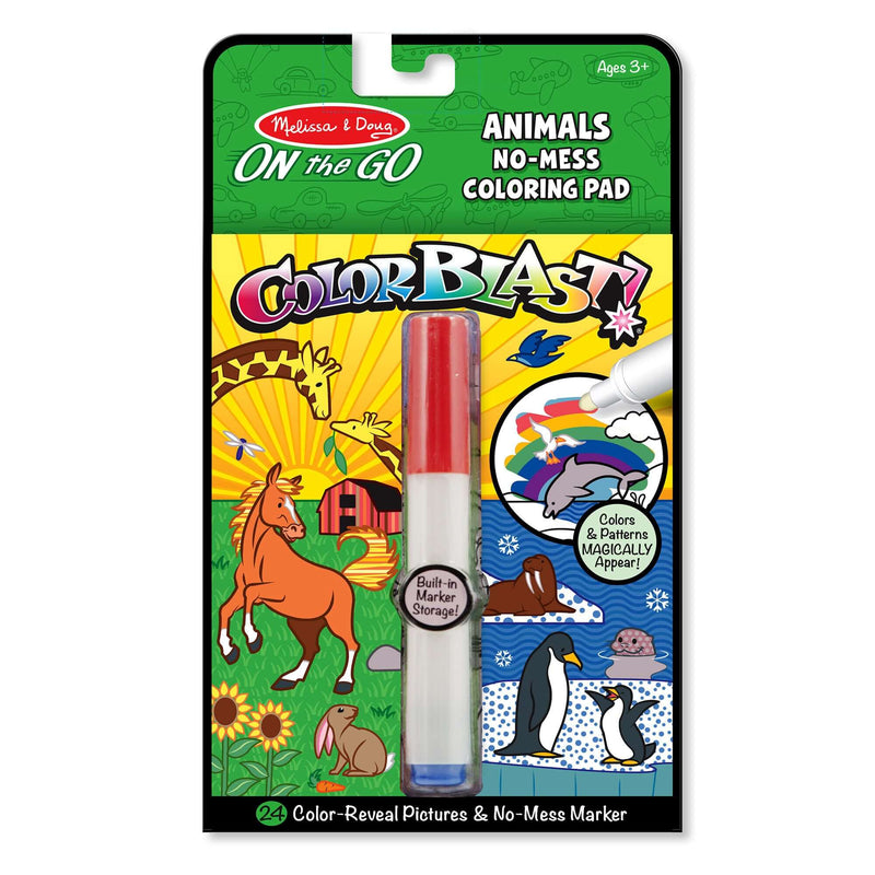 On the Go ColorBlast No-Mess Coloring Pad - Animals