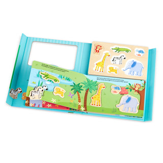 Book & Puzzle Play Set: In the Jungle