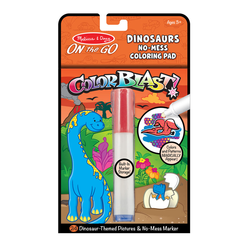 On the Go ColorBlast No-Mess Coloring Pad - Dinosaurs