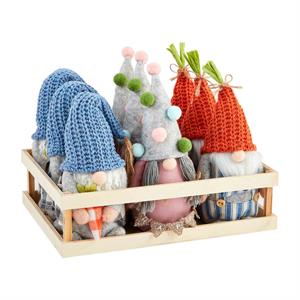 Small Easter Knitted Gnome Sitters