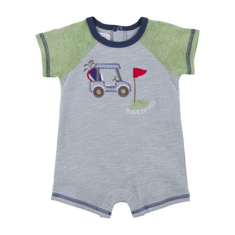 mud pie golf applique boys shortal