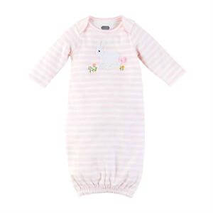 Mud Pie Baby Girl Pink Crochet Bunny Gown