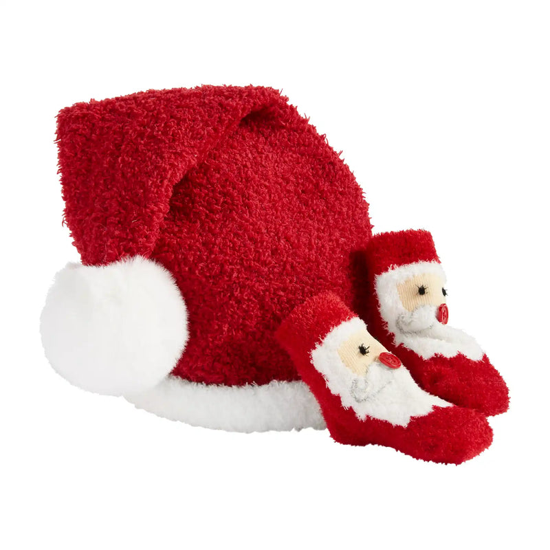 Santa Hat and Sock Set