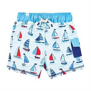 Mud Pie boys Sailboat Swim Trunks