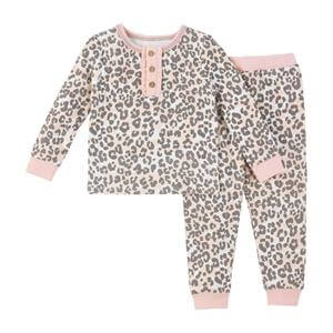 mud pie Leopard Pajama Set