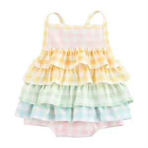Mud Pie Gingham Ruffle Swimsuit