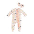 Mud Pie Pink Cow Sleeper & Headband Set