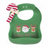 Green Candy Cane Bib & Rattle Set