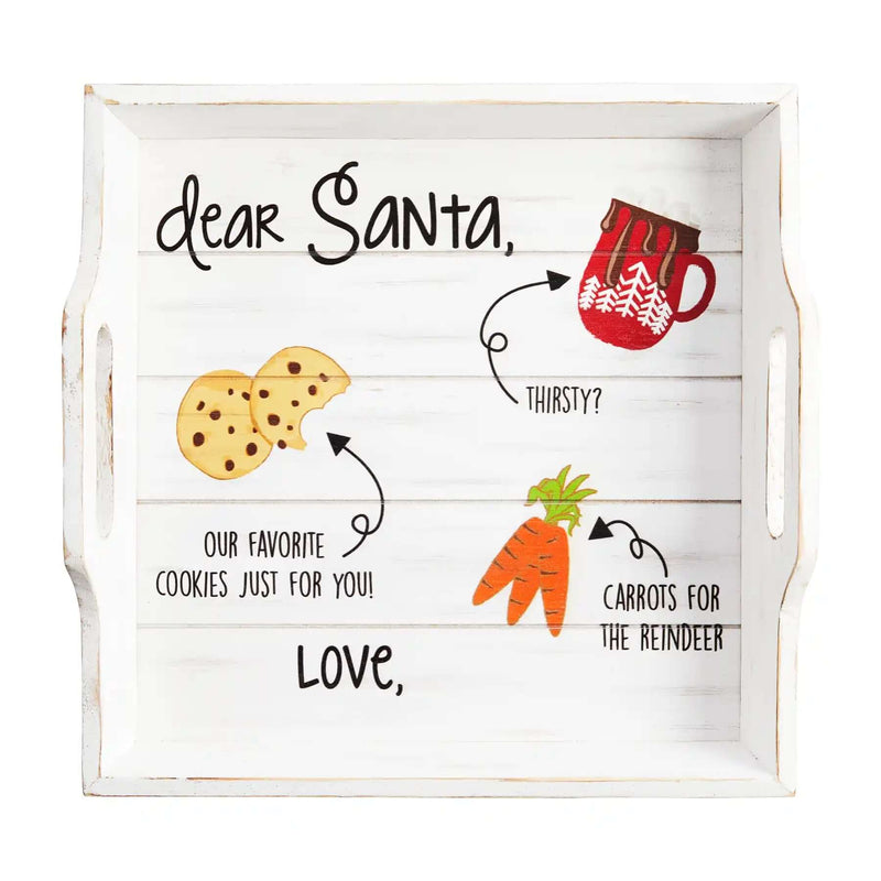 Santa Cookie Tray