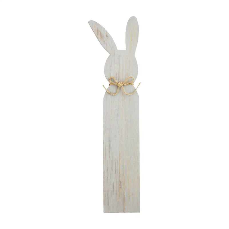 Small Bunny Wood Plank Decor