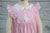 Little girls easter dress with bunny embroider detail - Kentucky children's boutique - ruffle sleeve girls dress
