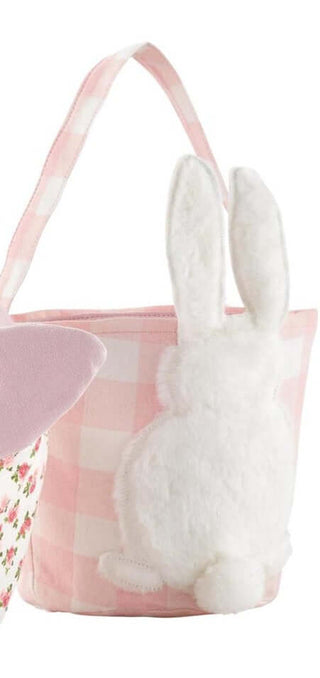 Pink Gingham Easter Basket-Home/Gift-Simply Blessed Children's Boutique