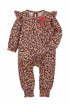Pink Leopard Print Baby Bodysuit