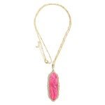 Pink Moroccan Pendant Necklace-Women's Necklace-Simply Blessed Children's Boutique