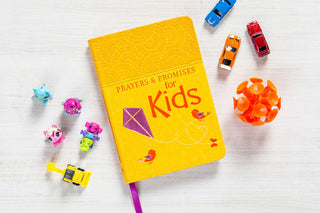Prayers & Promises for Kids Faux Leather Book - Simply Blessed Children's Boutique
