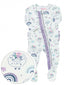 Sleepy Sheep Snuggly Ruffled Footed Pajamas