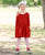 White & Red Stripe Footless Ruffle Tights