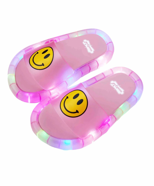 Pink Light Up Smiley Slides