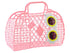 Mud Pie Beach Tote Purse & Matching Toddler Sunglasses