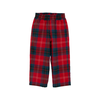 Sheffield Pants - Middleton Place Plaid With Grier Green Stork-Boys Pants-Simply Blessed Children's Boutique