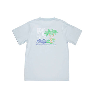 Sir Proper's T-Shirt & Onesie Buckhead Blue With Park City Periwinkle Stork