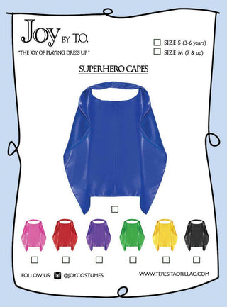 Superhero Cape - Blue-costumes-Simply Blessed Children's Boutique