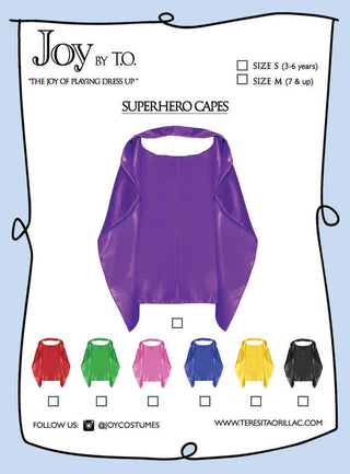 Superhero Cape Purple-costumes-Simply Blessed Children's Boutique
