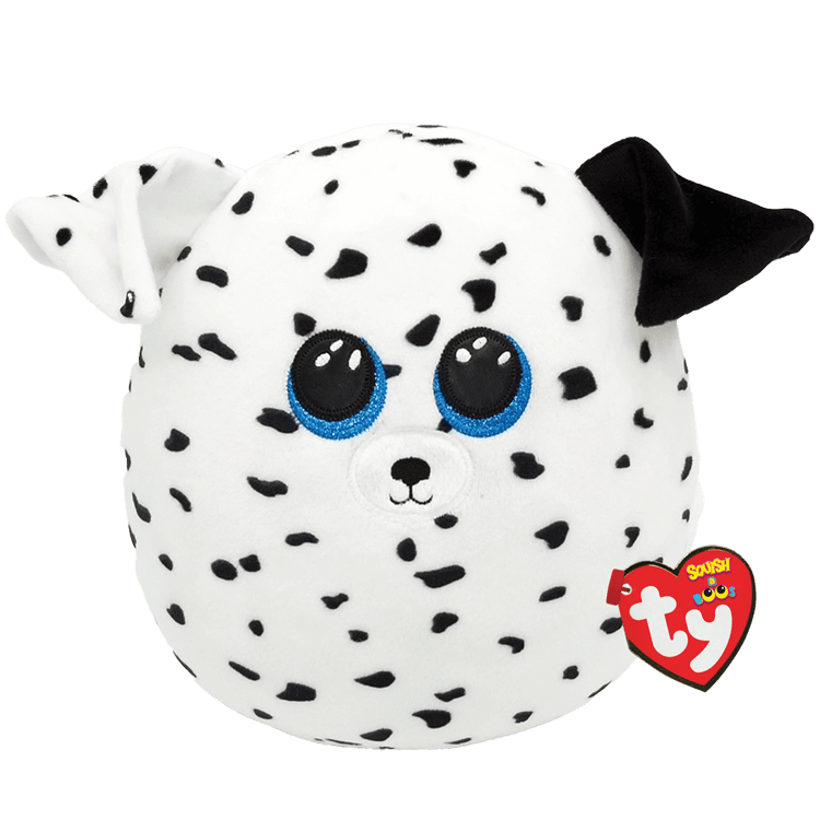 Fetch Dalmatian Dog TY Squishy