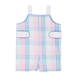 Teddy's Tab Jon Jon in Spring Party Plaid-Misc.-Simply Blessed Children's Boutique