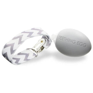 The Teething Egg - Gray-Baby Accessories-Simply Blessed Children's Boutique